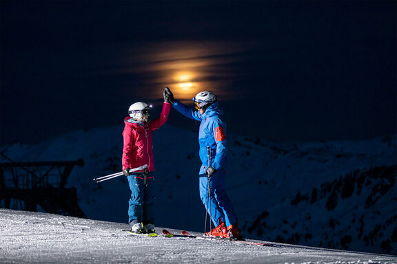 Moonlight Skiing © Zillertal Arena